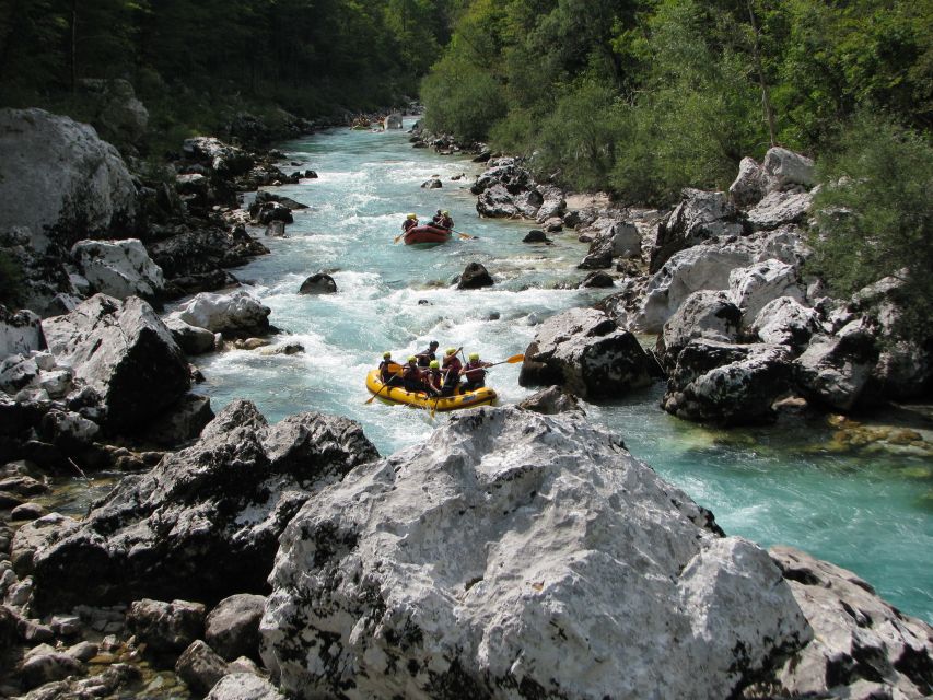 Slovenia: Half-Day Rafting Tour on Soča River with Photos - Safety briefing before the first rapid