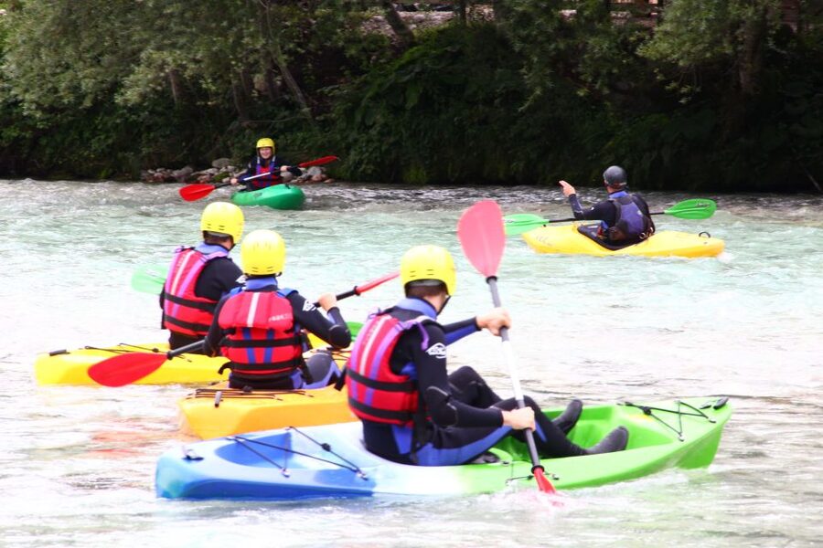 Soča: Kayaking on the Soča River Experience with Photos - Safety instruction before the first rapid