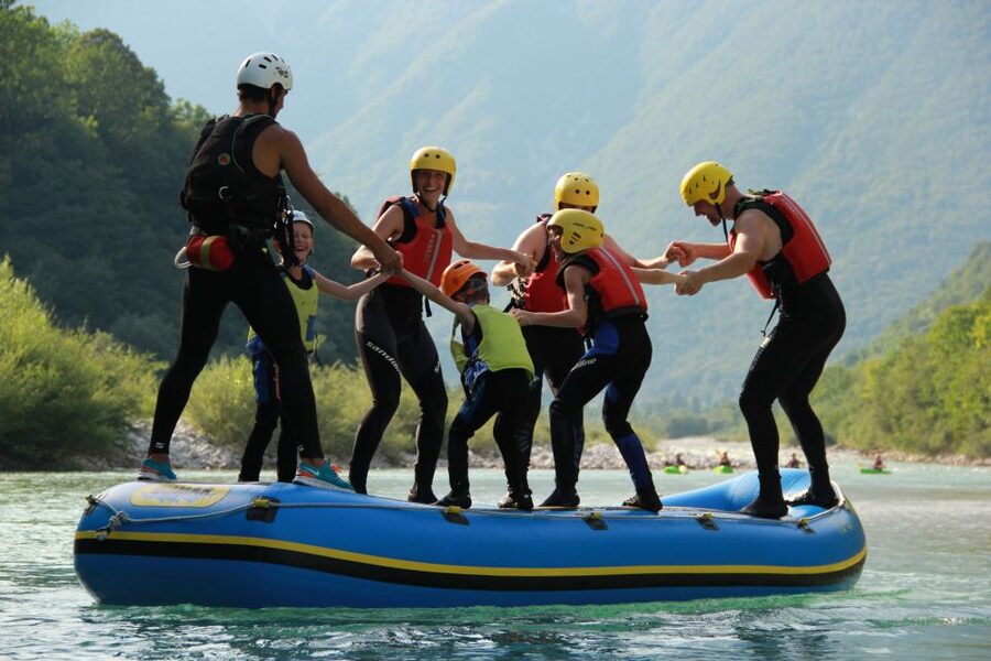 Soča River: Family Rafting Adventure, with Photos - Swimming in the emerald pools