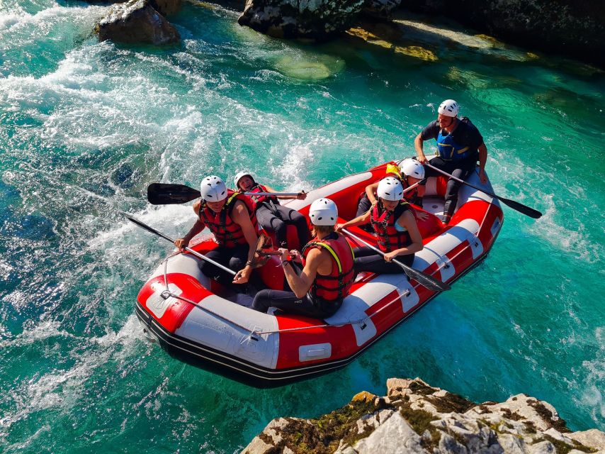Soca River, Slovenia: Whitewater Rafting - On the water: rapids, rock walls, and clear pools