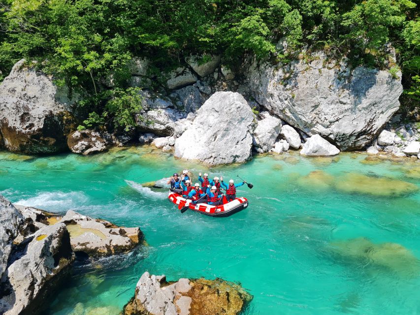 Soca River, Slovenia: Whitewater Rafting - The boulder jump is optional, not a test