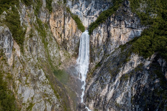 Soča Valley and the Julian Alps - Boka Waterfall, power and scale