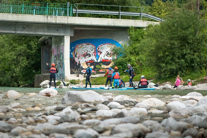 Soca Whitewater Stand-up Paddle Boarding Small Group Adventure - Paddling through the Soča Valley