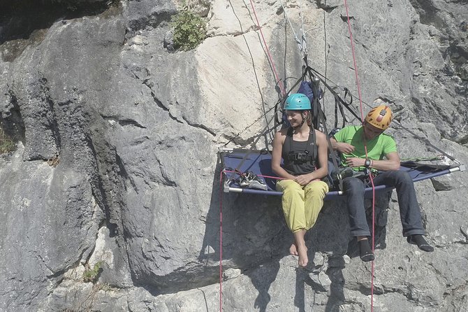 Unique Vertical Camping - Meeting at Volarje and preparing for the cliff