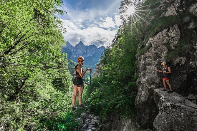 Via ferrata Triglav fairytale route - Safety equipment and the guide briefing