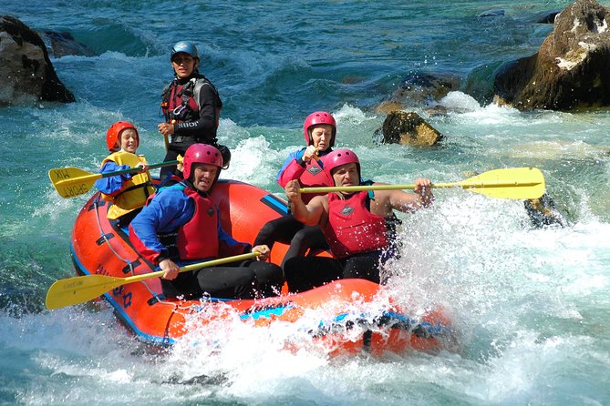 Whitewater Rafting on Soca River, Slovenia - The Boka section and the rafting start